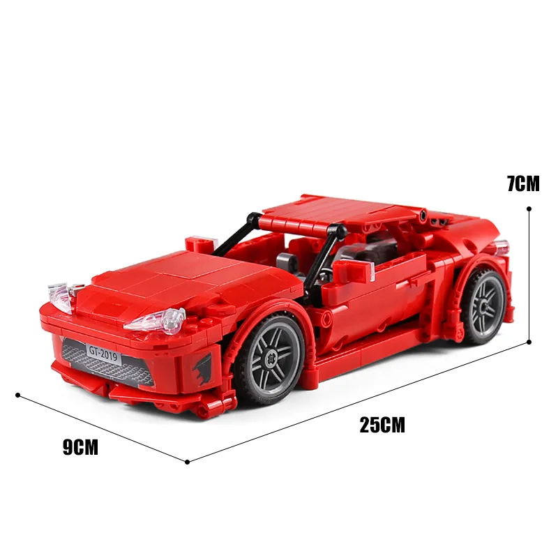 Оригинальная авторизация креативный MOC автомобиль начальный D Toyota AE86 мультяшный