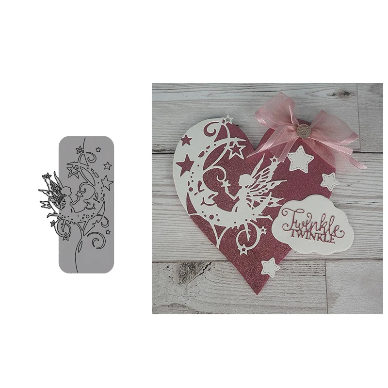 

Metal Cutting Dies For Scrapbooking Luna Fairy Photo Album Decor Cut Die Craft Paper Greeting Card Embossing Stamps Template
