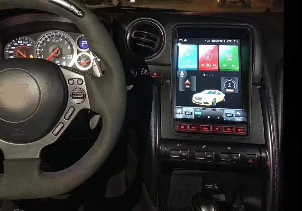 For GTR 34 For GT-R 2008~2015 For Nissan Car Multimedia Intelligent Player NAVI Radio Audio Stereo Accessories GPS Navigation2