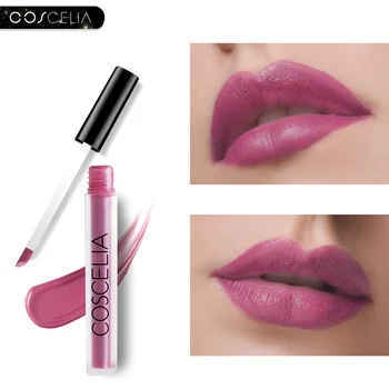 

COSECELIA 15 Color Matte Lipgloss Sexy Liquid Lip Gloss Matte Long Lasting Waterproof Long-lasting Lip Tint Cosmetic Makeup