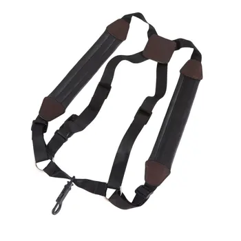

Tenor Saxophone Alto Saxophone Double Belt Adjustable Shoulder Strap With Metal Hook Adjustable and Flexible