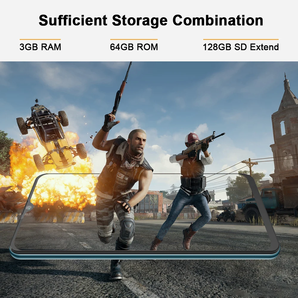 Cubot Note 20 Smartphone Rear Quad Camera NFC Google Android 10 6.5 Inch 4200mAh Dual SIM Card Telephone 4G LTE 3GB+64GB Celular