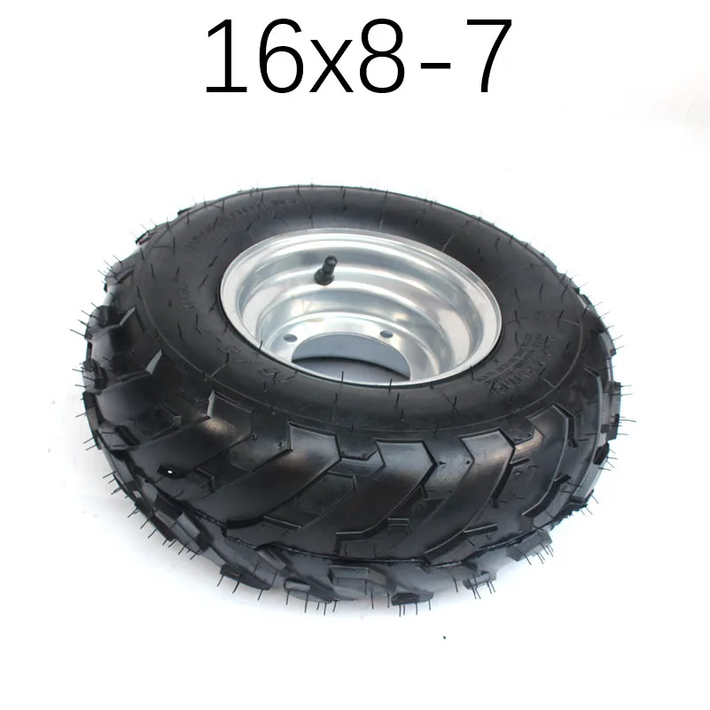 Супер высокая производительность картинг детская коляска ATV UTV 16X8-7 дюймов бескамерное колесо шины картинг Нобби