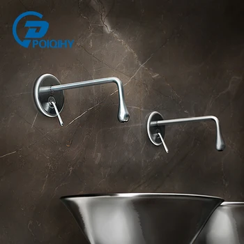 

Wall Mounted Elegant Basin Faucet Multi-colored washbasin faucet Embedded box crane Sinlge Handle Hot Cold Water Sink Mixer Tap