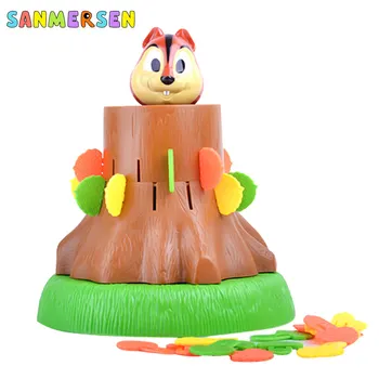 

Kids Funny Toys Squirrel Pirate Barrel Novelty Toys for Children Lucky Stab Pop Up Toy Party Game Pirate Bucket Plastic Toys
