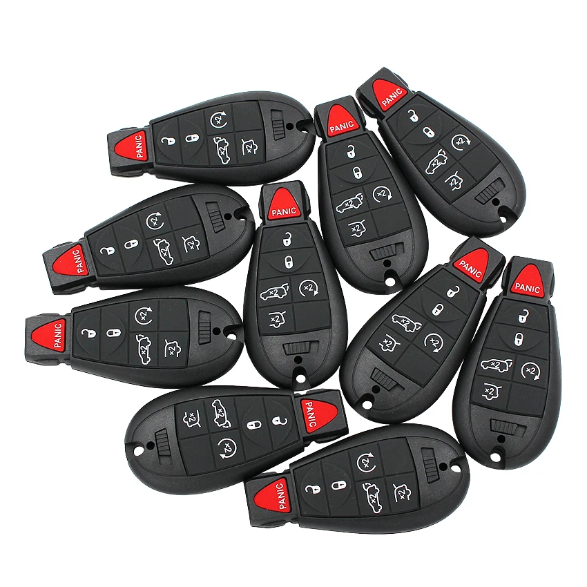 6/5+ 1 кнопки дистанционного ключа Fob 434/433MHZ ID46 чип PCF7941 для Chrysler Dodge