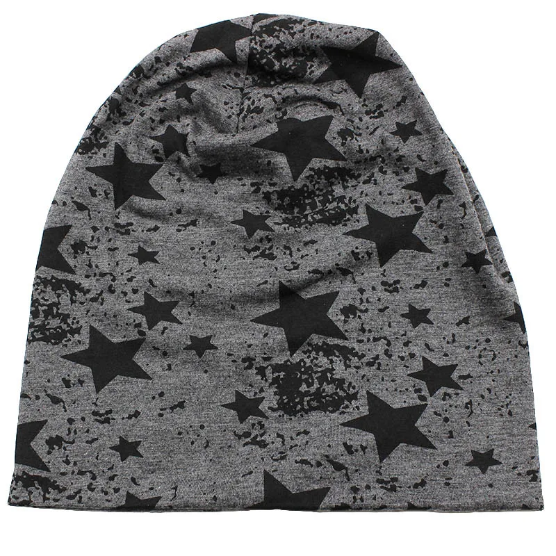LOVINGSHA Brand Autumn And Winter Hats For Women Stars Design Ladies Thin Hat Skullies And Beanies Men Hat Unisex HT003 2