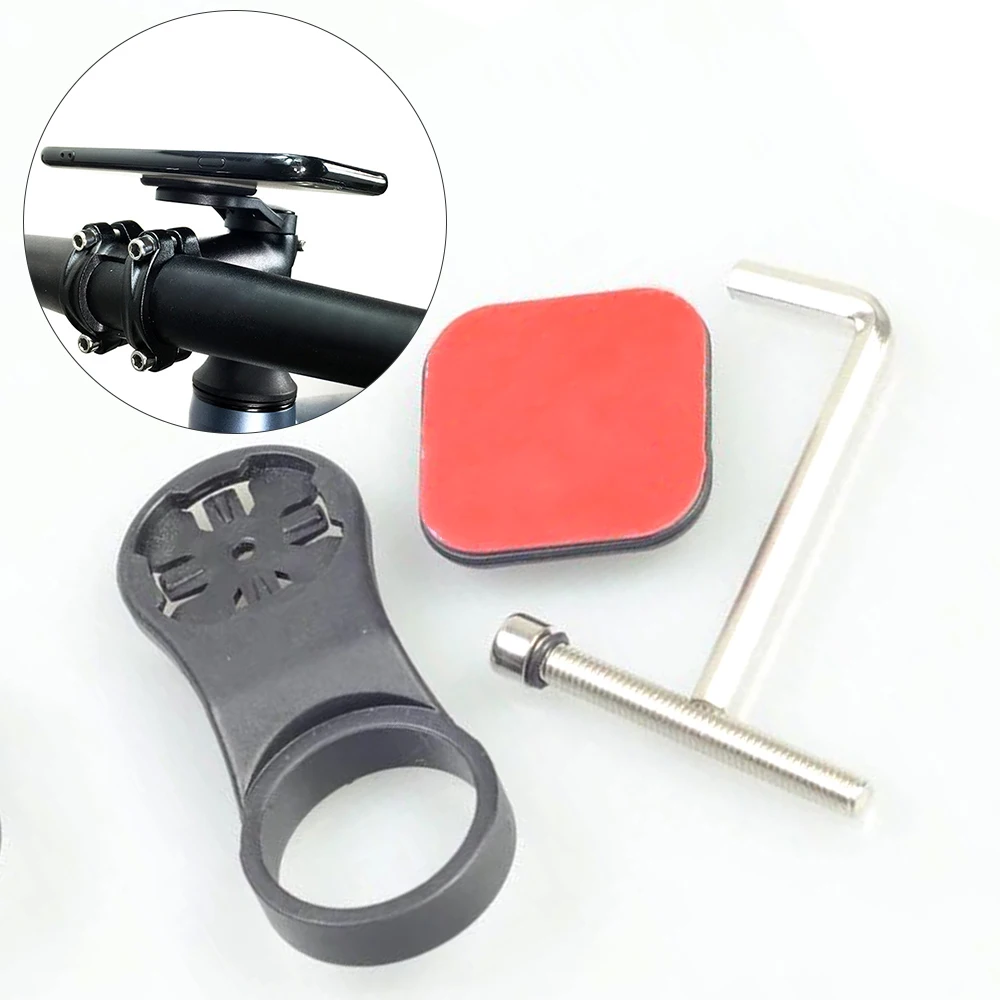 

Bicycle Handlebar Mount Stopwatch Phone Holder Sticker Adapter Fit For Garmin