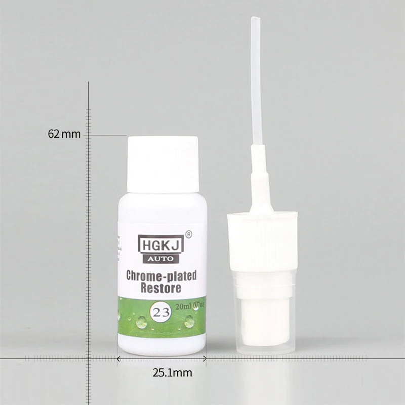 Дропшиппинг 1 шт. HGKJ-20ml 6*2*2 см Хромированная Пластина реtreading агент автомобиль логотип удаления ржавчины спрей-очиститель авто аксессуары TSLM1