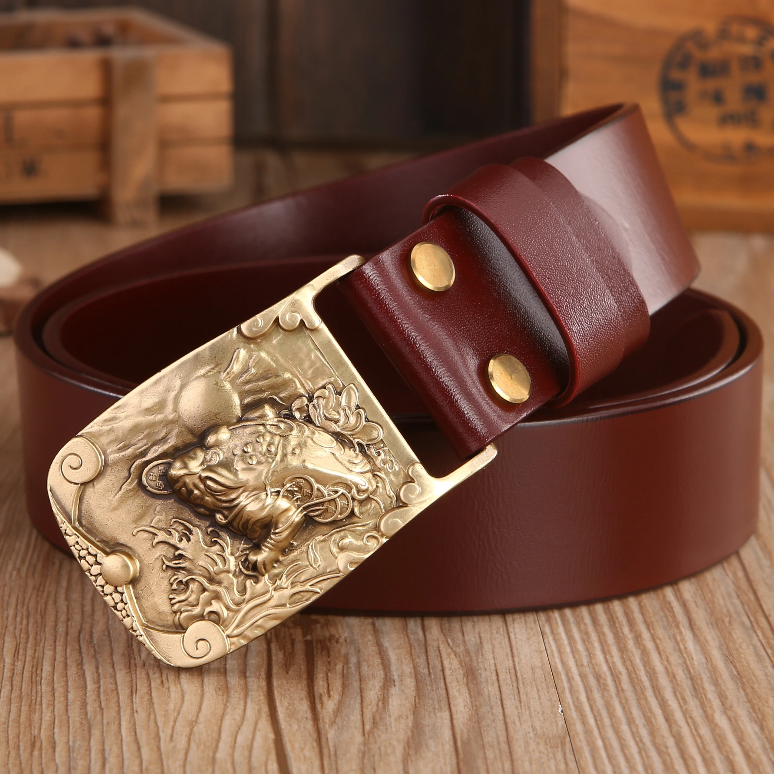 full grain cowhide belt