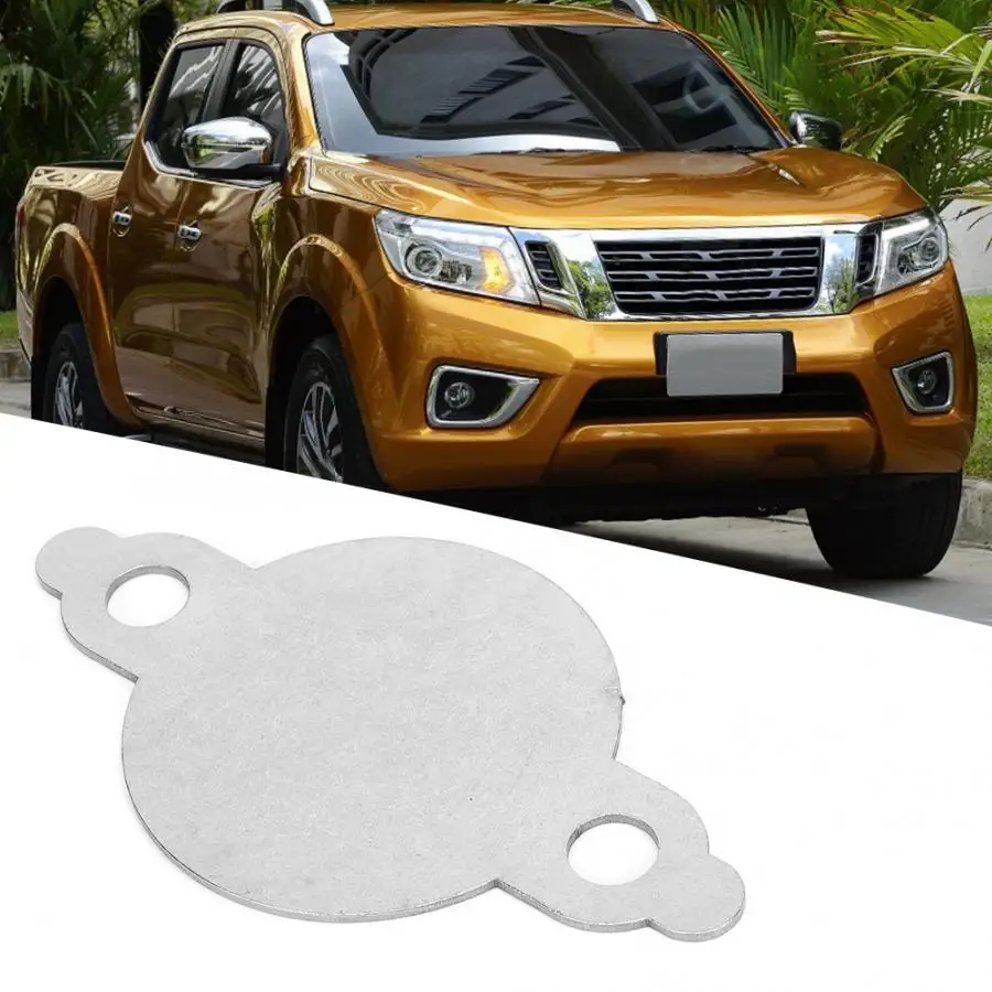 EGR 밸브 블랭킹 플레이트 닛산 Navara D40 YD25 커먼 레일 2.5L 유로 4 2006 2007 2008 2009 2010 2011 알루미늄 합금