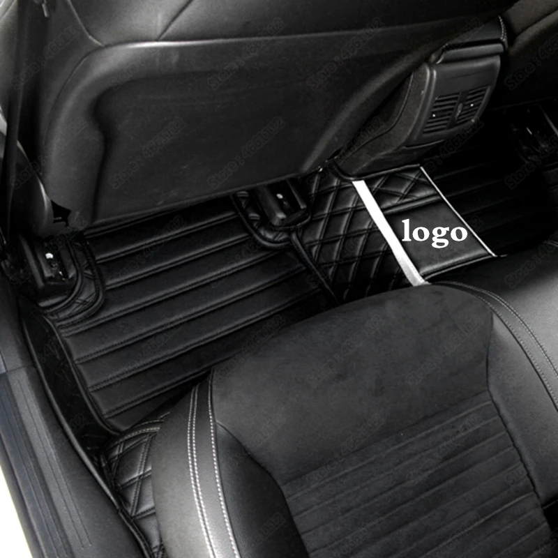 Кожаные автомобильные коврики для BMW X7 G07 X7M F94 6/7 мест 2019 2020 ног коврик черный