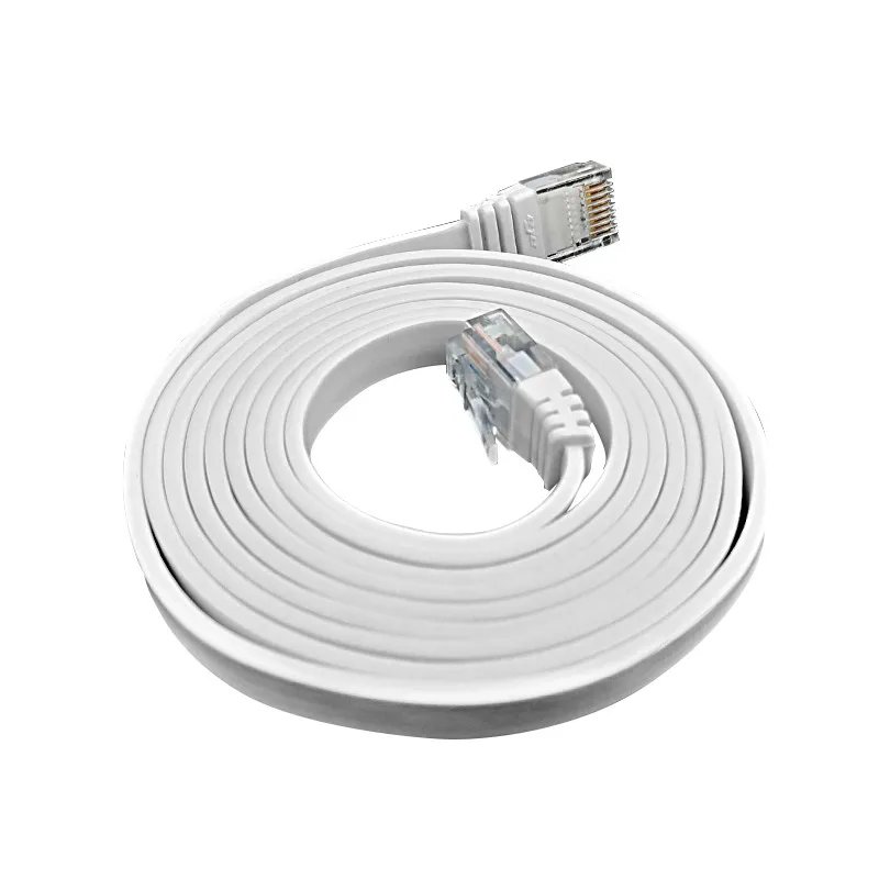 Tenda 8 контактный гигабитный RJ45 CAT5 Ethernet сетевой LAN кабель плоский UTP коммутационный