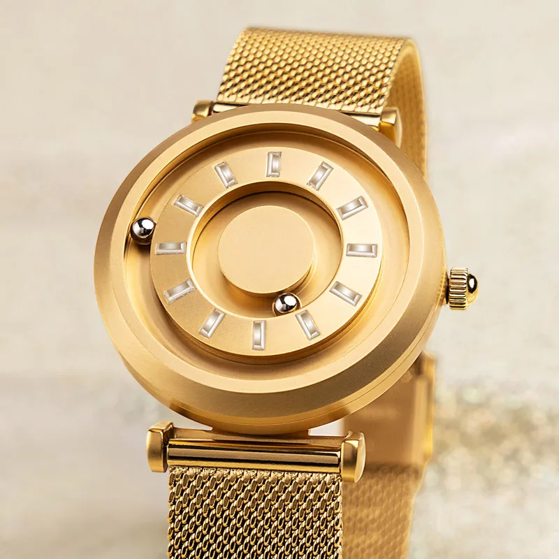 Часы Rosegold Mag женские кварцевые элегантные модные браслеты из нержавеющей стали с
