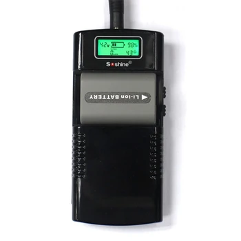 

Soshine New M20 Digital Lcd Display Wall Intelligent Battery Charger For Li-Ion Battery 3.7V/7.4V Rechargea(Eu Plug)