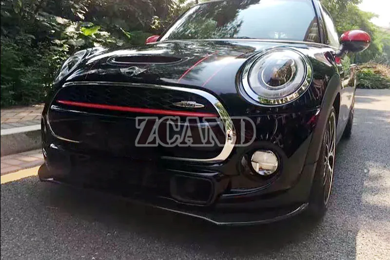 Настоящее углеродное волокно передний спойлер бампер для mini F55 F56 CooperS2014UP
