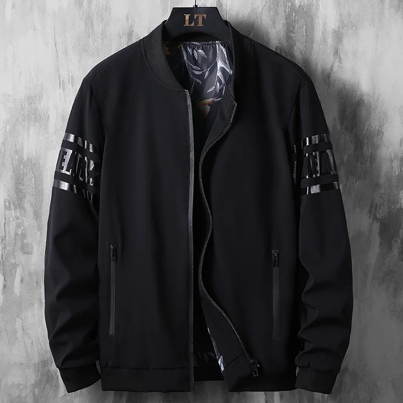 Male Coats Hip Hop Streetwear Baseball Jackets Big Size 7xl 8xl Men's Sportswear Bomber Jacket Man Motorcycle Windbreaker Men 2