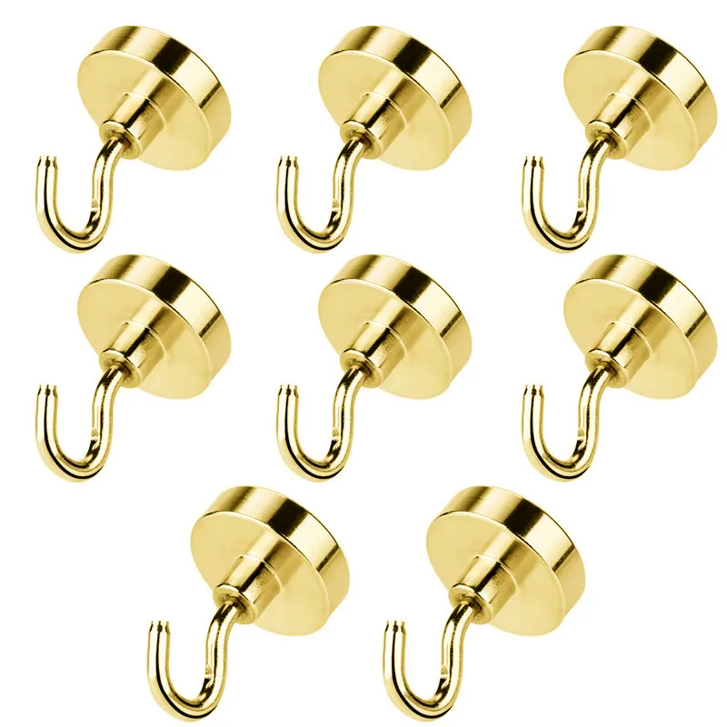 Golden Strong Hook Heavy Duty Wall Hooks Hanger Key Coat Cup Hanging Hanger for Home