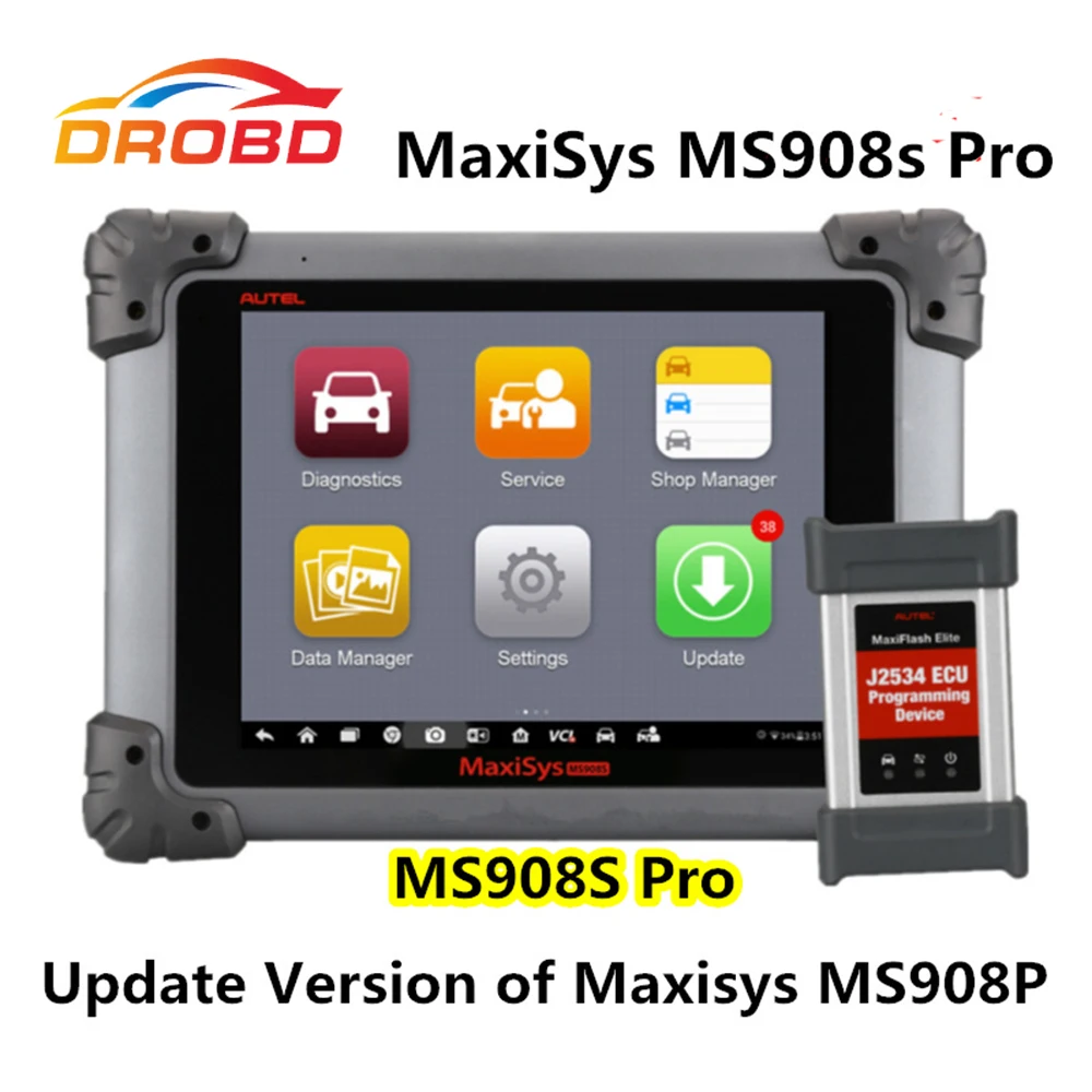 Диагностический сканер AUTEL Maxisys Pro ms908p Autel MS908S J2534 программируемый ЭБУ такой же как