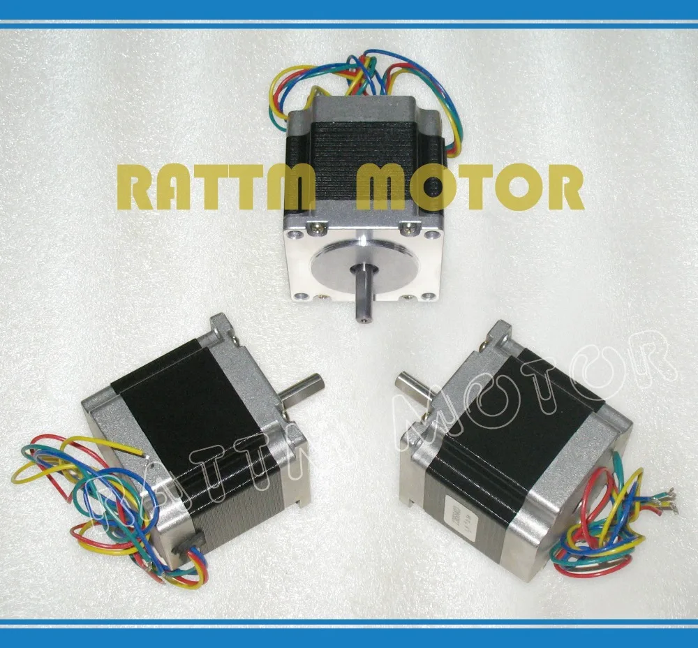 

3pcs NEMA23 165Oz-in CNC stepper motor stepping motor/2.5A 4 leads 56mm length for 3D print/Robot/CNC router engraving Machine