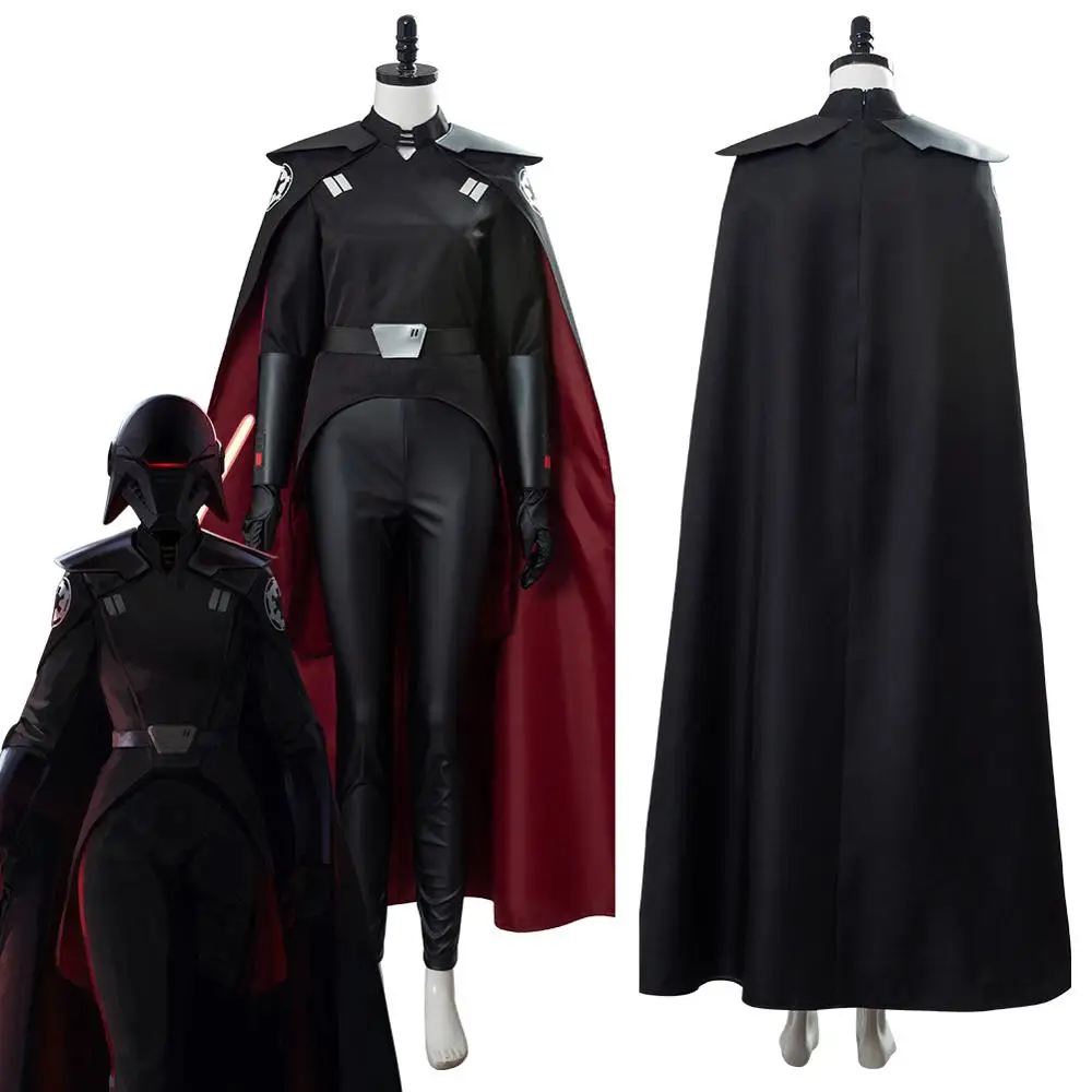 Star Wars Jedi: fallen Order De Tweede Zus Cosplay Kostuum Volwassen Mannen Zwart Rood Pak Mantel Robe Halloween Carnaval Kostuums Star Wars Jedi: fallen Order De Tweede Zus Cosplay Kostuum Volwassen Mannen Zwart Rood Pak Mantel Robe Halloween Carnaval Kostuums