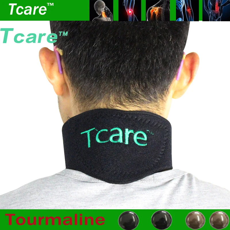 Турмалиновый шейный пояс Tcare самонагревающийся бандаж для магнитной терапии