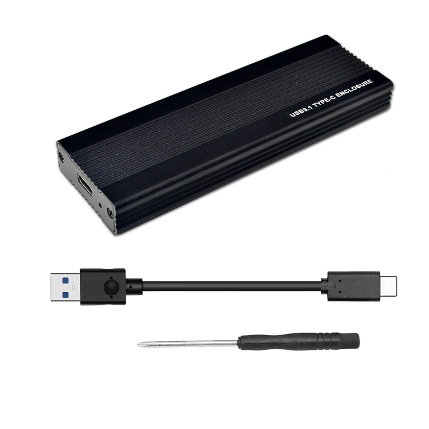 M2 SSD чехол NVME USB корпус накопитель mSATA SSD коробка M.2 чехол адаптер USB 3,1 Gen 2 внешних M 2 Коробка для NVME M ключ 2242/2260/2280 M2 чехол - Цвет: Красный