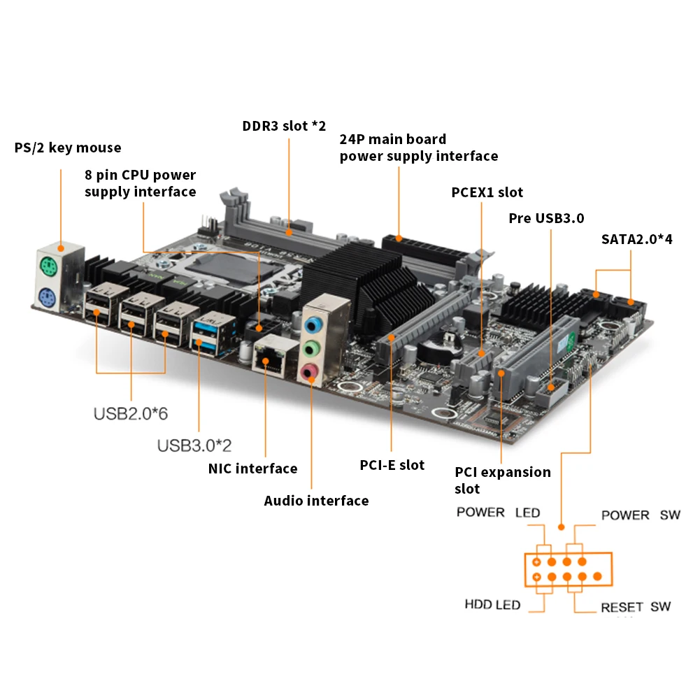 Новейшая Материнская плата Intel X58 Pro Socket LGA 1366 32 Гб REG ECC Серверная память 1333 LGA1366 Xeon