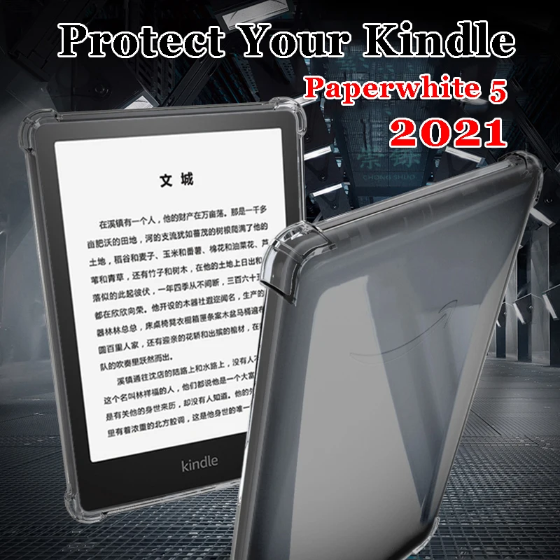 Capa transparente para Kindle Paperwhite, Caso 10th