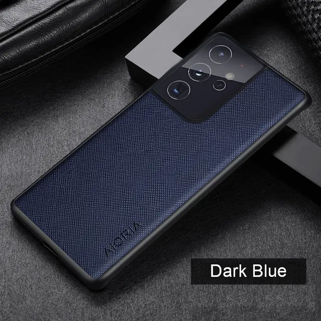 Case for Samsung Galaxy S21 Ultra S21 Plus Case TPU Around The Edge Protection Perfect High Quality Dark blue 2