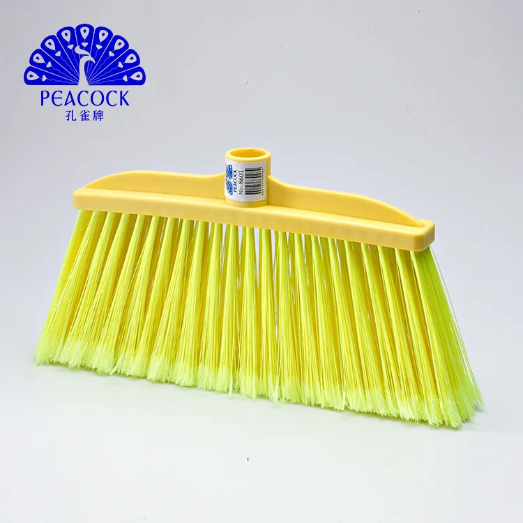 Manufacturers Direct Selling Plastic Broom High Quality Break Scan Three-Color Broom Wholesale Cleaning Reprovision Broom Handle