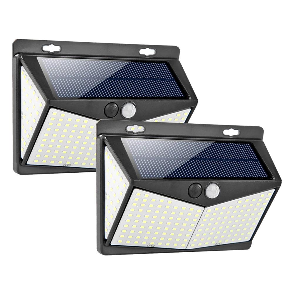 208 LED Solar Light Outdoor Lamp PIR Motion Sensor Wall Waterproof Powered Sunlight for Garden Decoration | Лампы и освещение