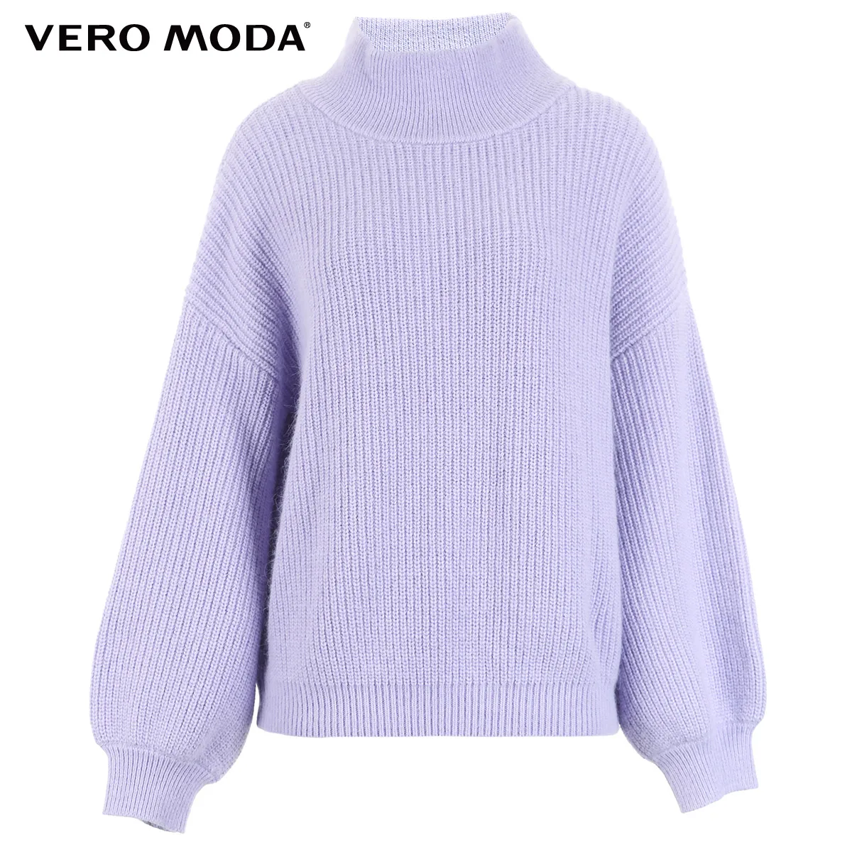 Vero Moda женский свободный свитер с вырезом сзади и высоким воротником | 318413588