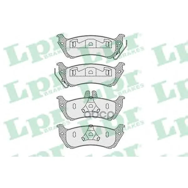 Колодки Тормозные Mercedes W163 Ml 230-430 12.98-08.00 Задние Lpr 05p1000 Lpr арт. 05P1000