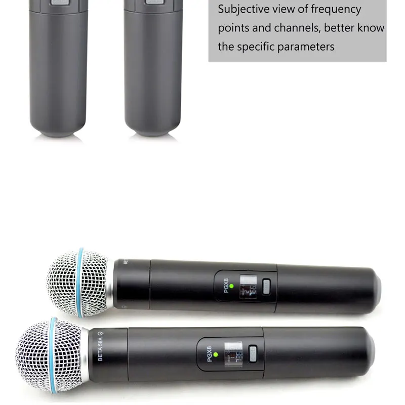 shuer Wireless Microphone PGX282 PGX8 Wireless Microphone dual fixed frequency wireless microphone system