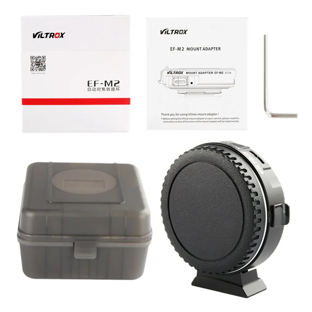 

Ef-m2 Adapter Ring Canon Lens To M43 Panasonic Gh5 Olympus Camera