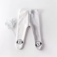 Милые колготки для новорожденных с вышитой овечкой; осенние мягкие хлопковые детские штаны для маленьких мальчиков; чулки; детские колготки; леггинсы