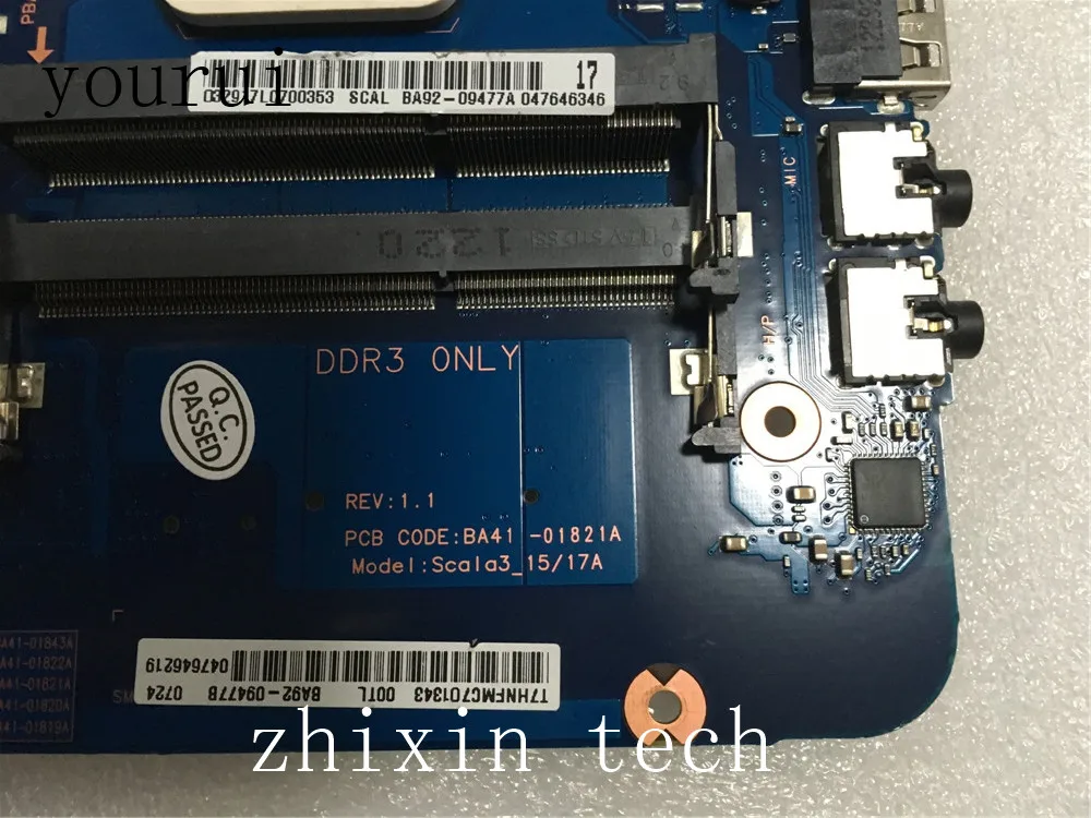 Yourui высокого качества для samsung NP300E5A 300E5A Материнская плата ноутбука BA92-09447A BA92-09447B BA41-01821A материнская плата DDR3 тестирование