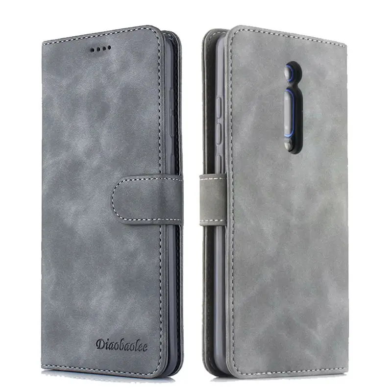 Роскошный кожаный чехол для Xiaomi Redmi Note 7 8 Pro книжка с бумажником телефона K20 9 9T