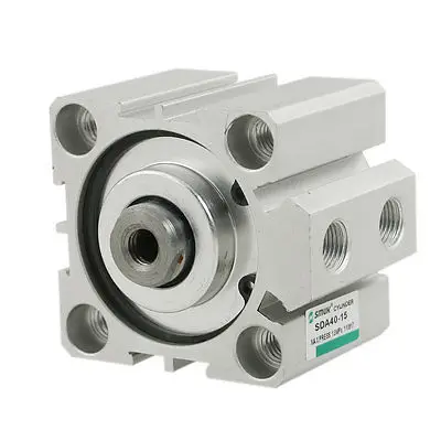 

Double Action 40mm Bore 15mm Stroke Thin Air Cylinder SDA40-15
