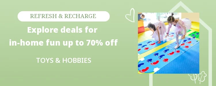 Toys & Hobbies: Stay in, relax & explore deals for in-home fun up to 75% off! 