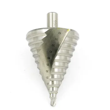 

Spiral Groove Step Drill 6-60MM High Speed Steel Plate Drill Bit Step Drill Multi-function Drill Hole Hole / Reaming Large Size