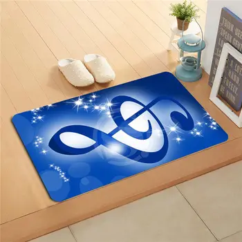 

wG&u132 Custom musical note Doormat Home Decor Door mat Floor Mat Bath Mats foot pad w-q718er132t