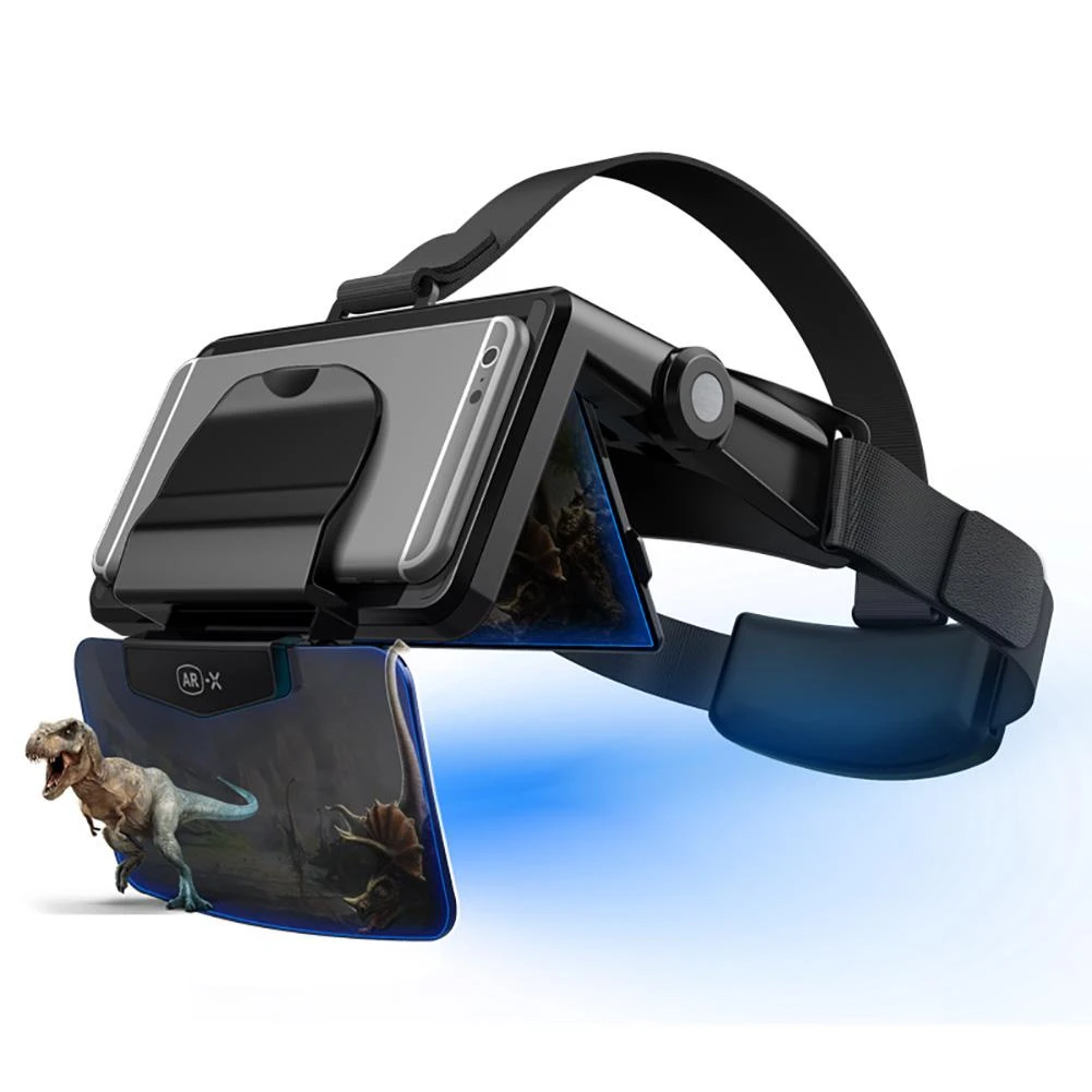 Foldable For FIIT VR AR-X Glasses Helmet 3D VR Glasses Virtual Reality Headset For Smartphone Cardboard Casque Phone Android