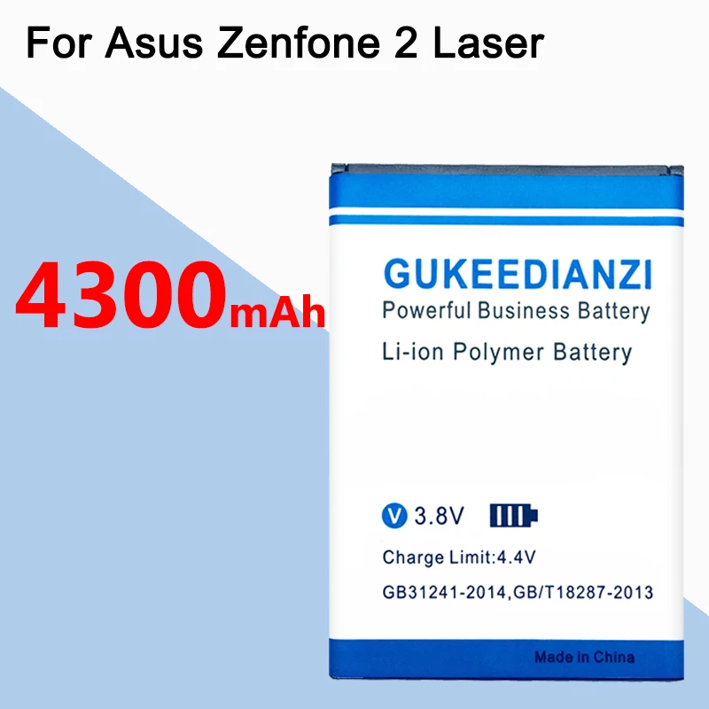 Сменный аккумулятор GUKEEDIANZI C11P1428 4300 мАч для Asus ZenFone 2 Laser ZE500KL ZE500KG Z00ED 5 &quot батарея