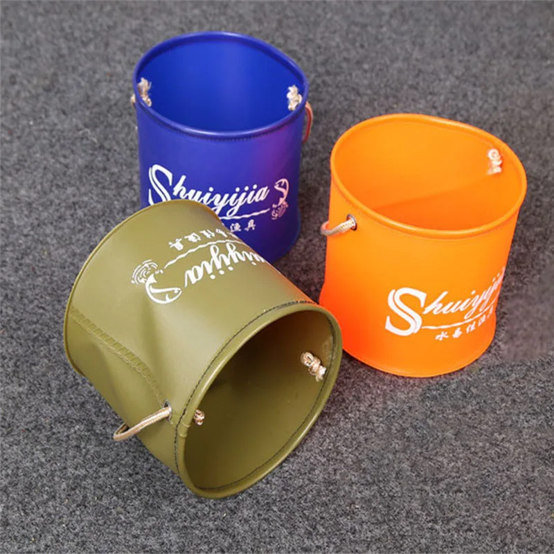 Портативное складное рыболовное ведро 3 вида цветов Outdoor EVA сумка для живой воды