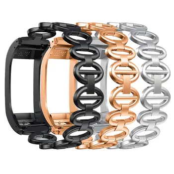 

Casual LTP VIVOsmart HR+ Goose Egg Stainless Steel Watchband Wrist Strap for Garmin Vivosmart