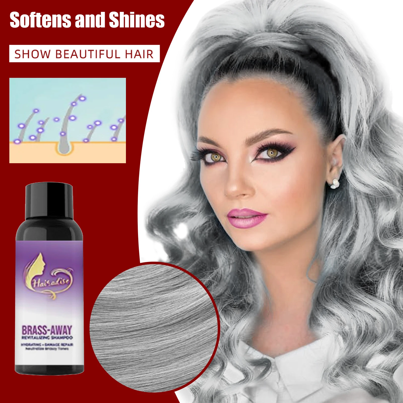 30ml Hair Color Wax Styling Disposable Brass Corrector Violet Shampoo  Bleached Gray Dying Gel Cream Hair Dye for Women Men #40|Bát Trộn Thuốc  Nhuộm Tóc| - AliExpress