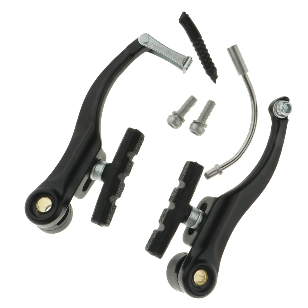 Linear Pull V-brake Black Front And Rear  Brakes For Mountain Bikes