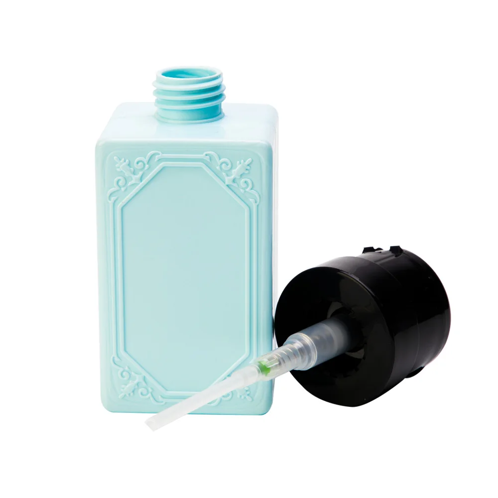 1 шт., 210 мл, бутылка для удаления геля, Пустой дозатор, дозатор для очищения ногтей, бутылка для жидкости, УФ Гель-лак, чистая бутылочка с ацетоном - Color: blue
